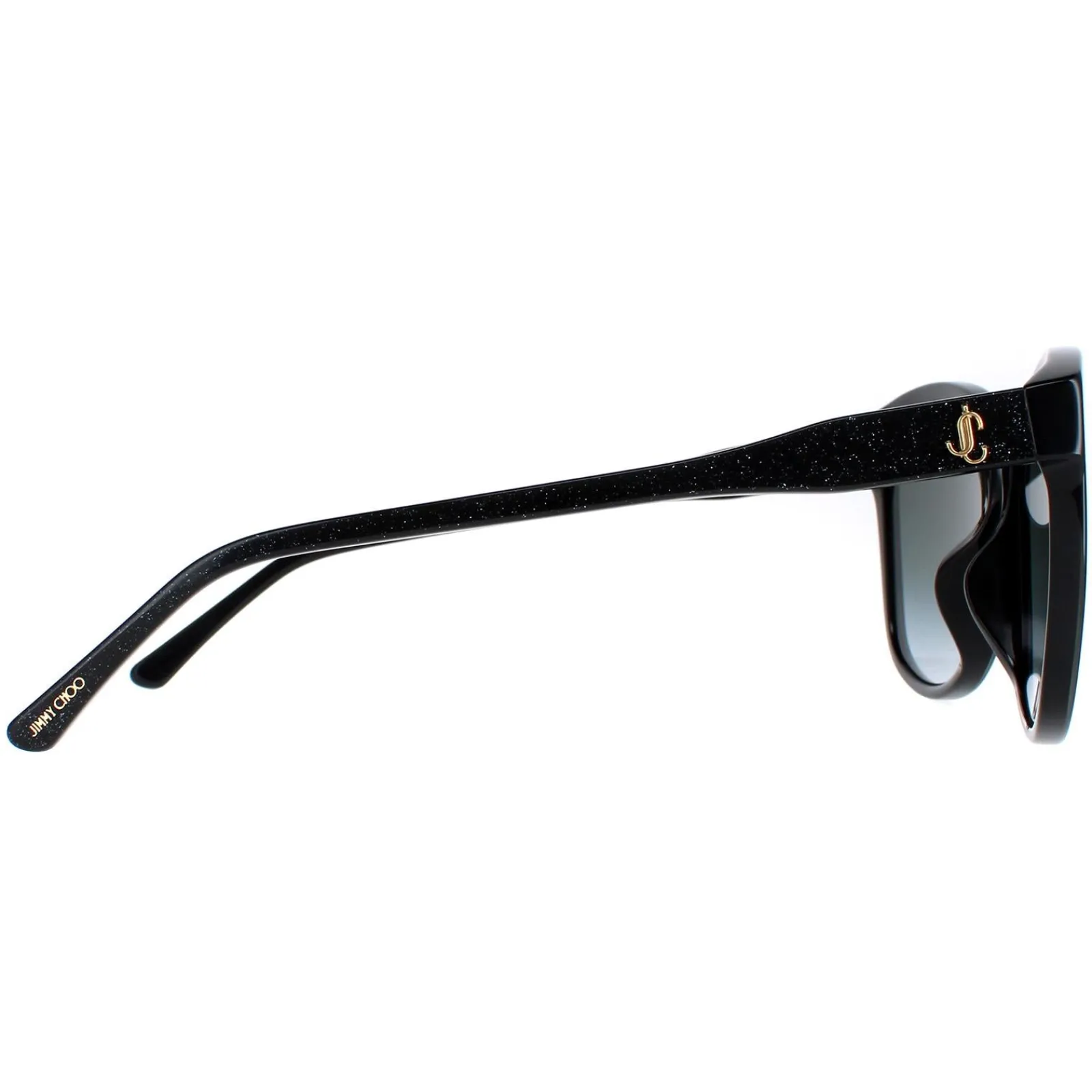 Jimmy Choo Square|Jimmy Choo^Sunglasses Lidie/F/SK 807/9O Black Grey Gradient