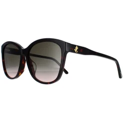 Jimmy Choo Square|Jimmy Choo^Sunglasses Lidie/F/SK 086/HA Dark Havana Brown Gradient