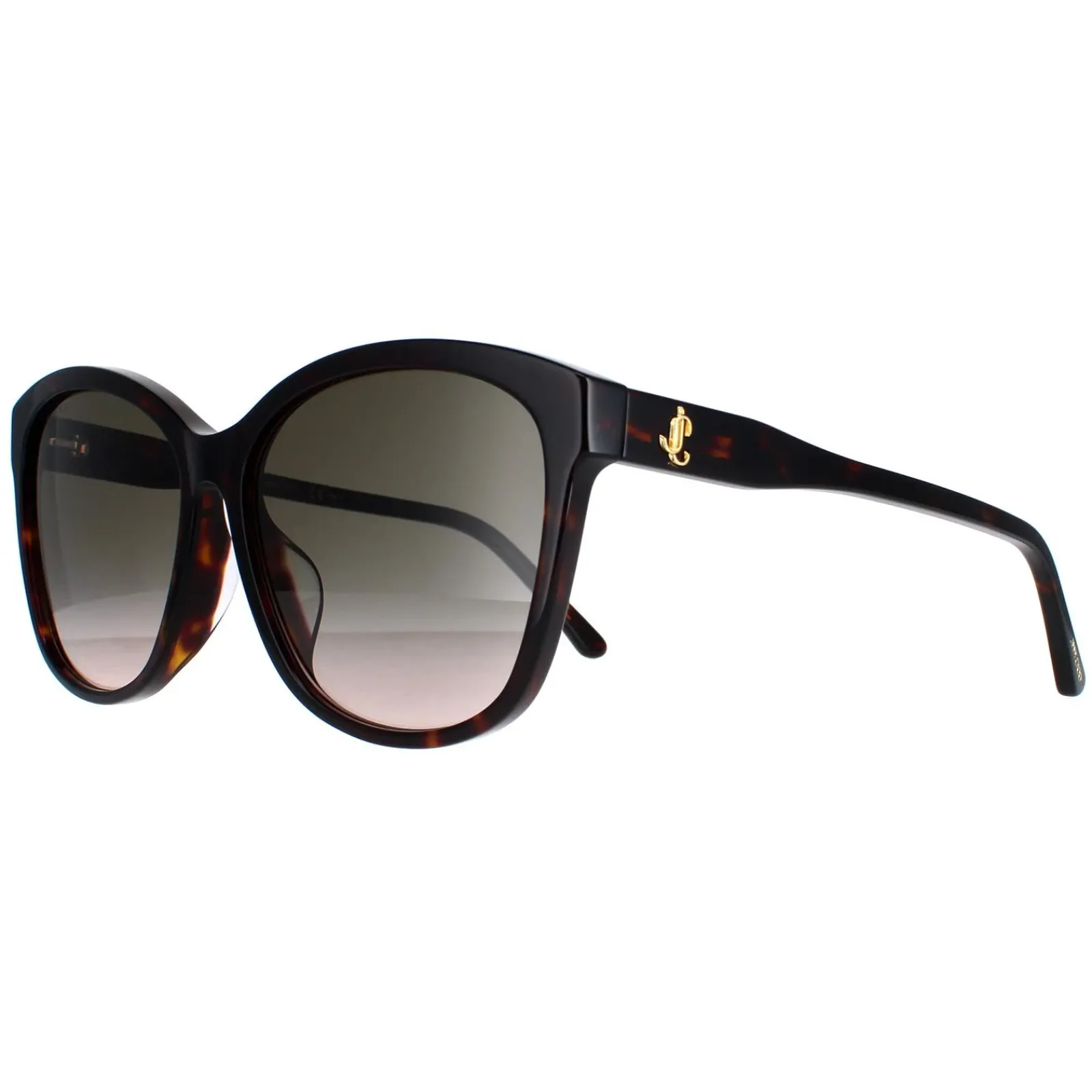 Jimmy Choo Square|Jimmy Choo^Sunglasses Lidie/F/SK 086/HA Dark Havana Brown Gradient