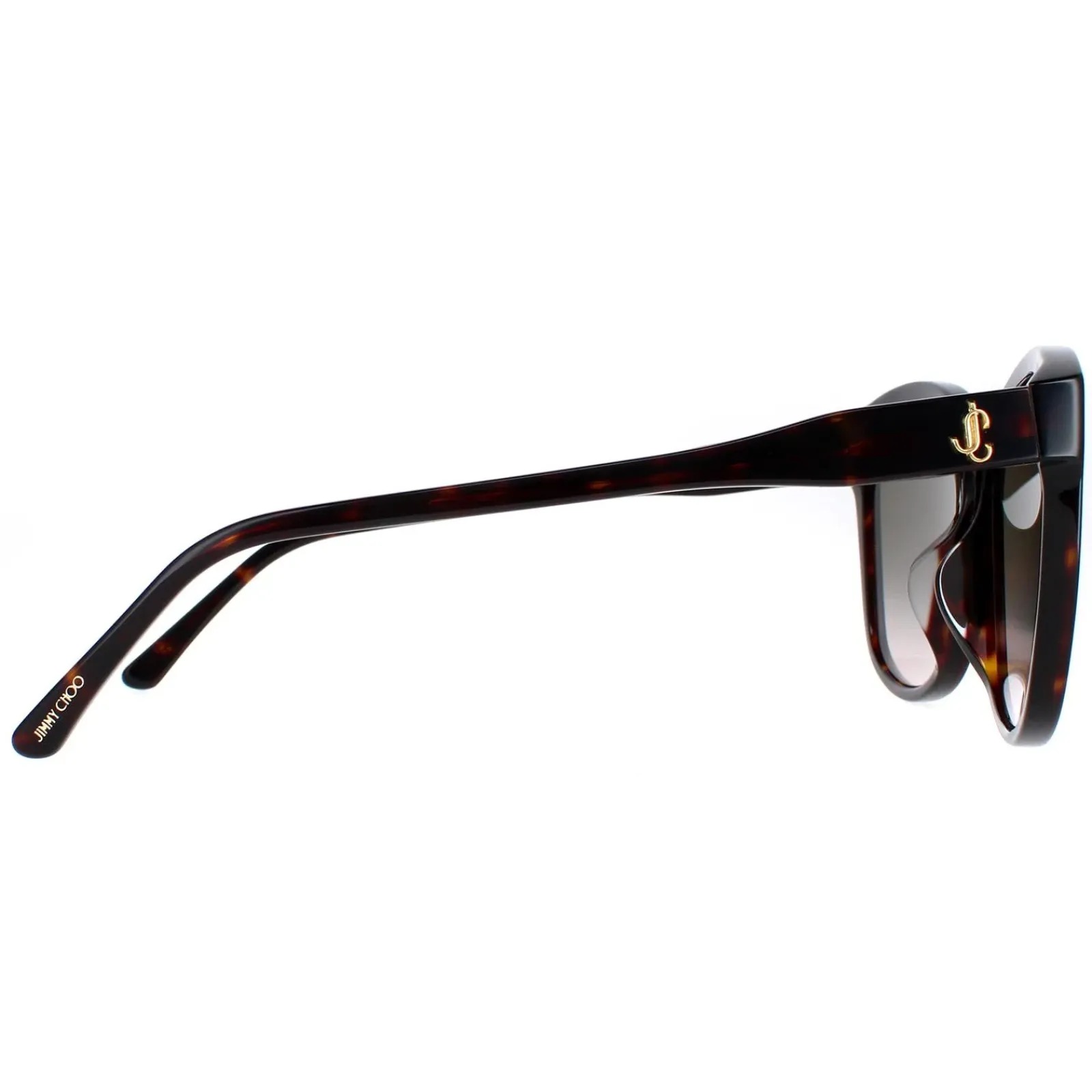 Jimmy Choo Square|Jimmy Choo^Sunglasses Lidie/F/SK 086/HA Dark Havana Brown Gradient