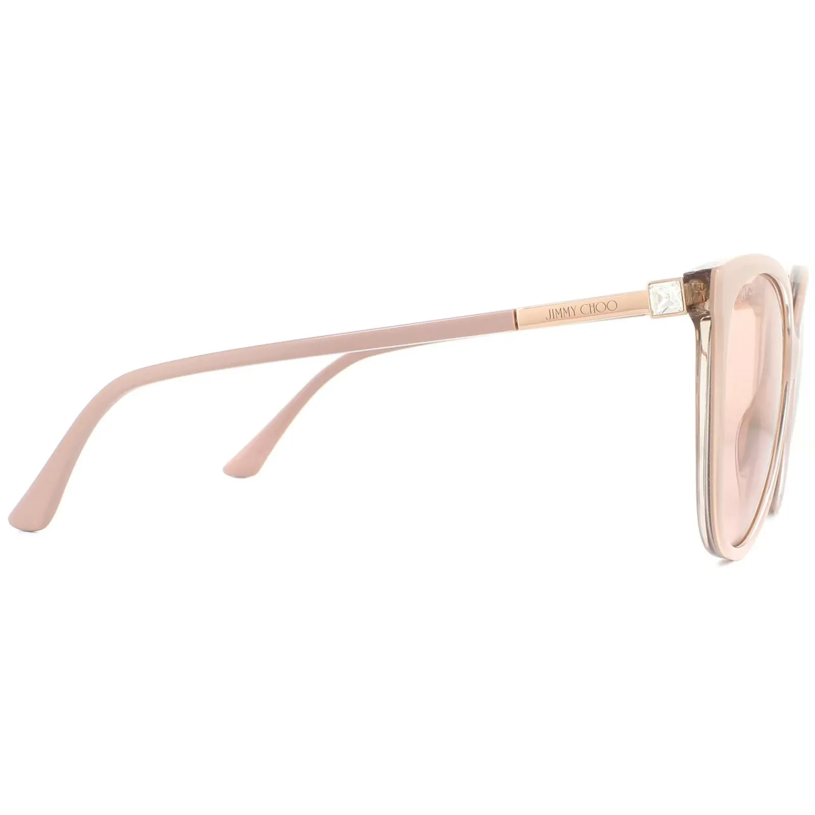 Jimmy Choo Cat-Eye|Jimmy Choo^Sunglasses Lissa/S KON K1 Nude Glitter Gold Mirror