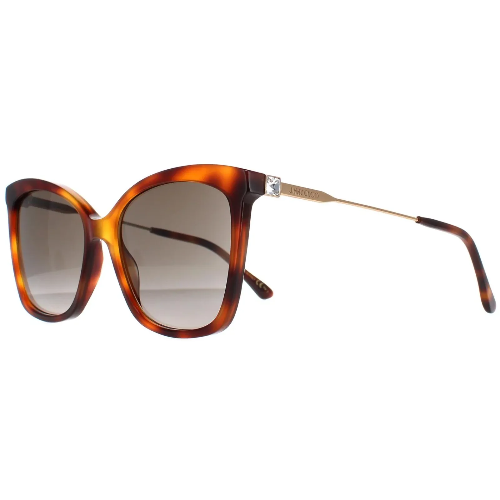 Jimmy Choo Cat-Eye|Jimmy Choo^Sunglasses MACI/S 086 HA Havana Brown Gradient