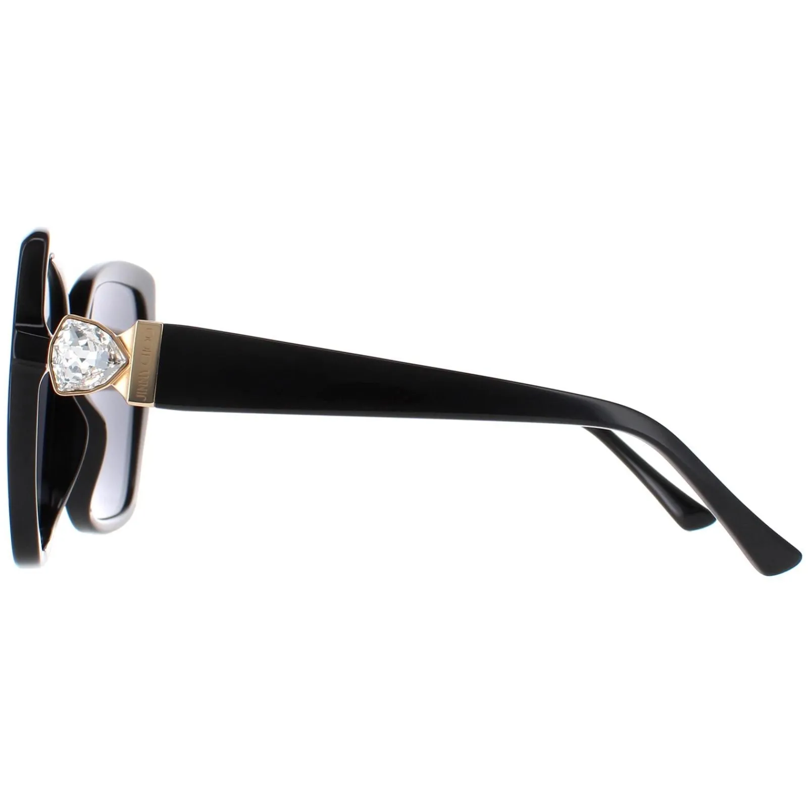 Jimmy Choo Square|Jimmy Choo^Sunglasses MANON/G/S 807 IR Black Grey Blue
