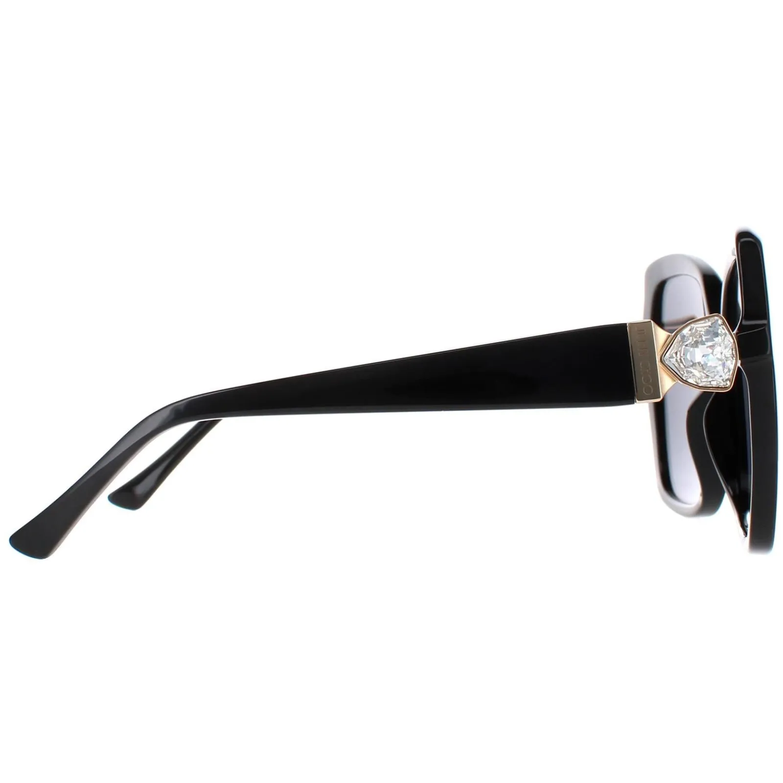 Jimmy Choo Square|Jimmy Choo^Sunglasses MANON/G/S 807 IR Black Grey Blue