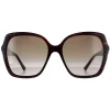 Jimmy Choo Square|Jimmy Choo^Sunglasses MANON/G/S 086 HA Havana Brown Gradient