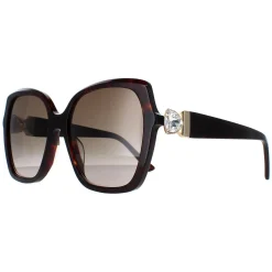 Jimmy Choo Square|Jimmy Choo^Sunglasses MANON/G/S 086 HA Havana Brown Gradient