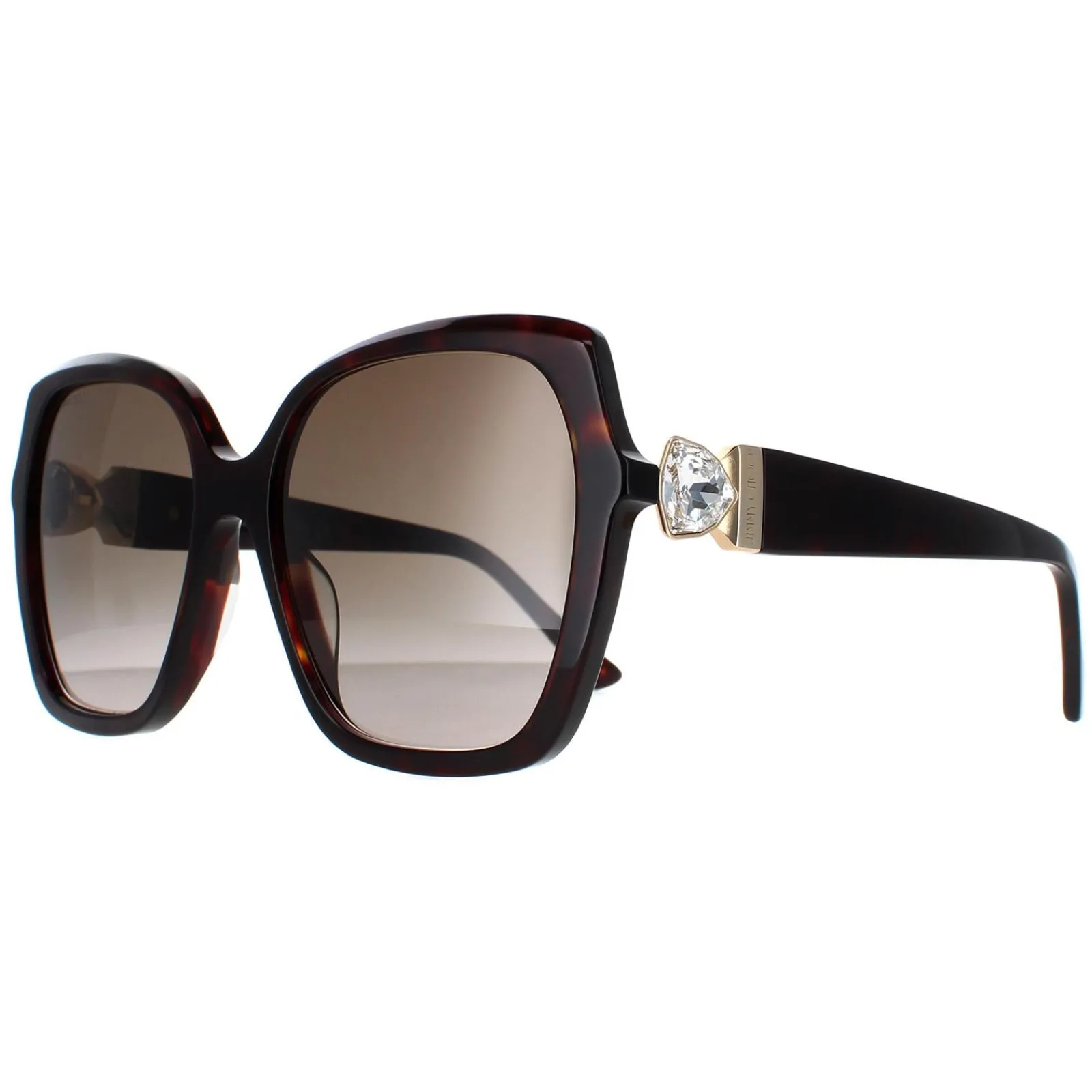 Jimmy Choo Square|Jimmy Choo^Sunglasses MANON/G/S 086 HA Havana Brown Gradient