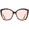 Jimmy Choo Cat-Eye|Jimmy Choo^Sunglasses Nat/S 0T4 K1 Havana Pink Gold Mirror