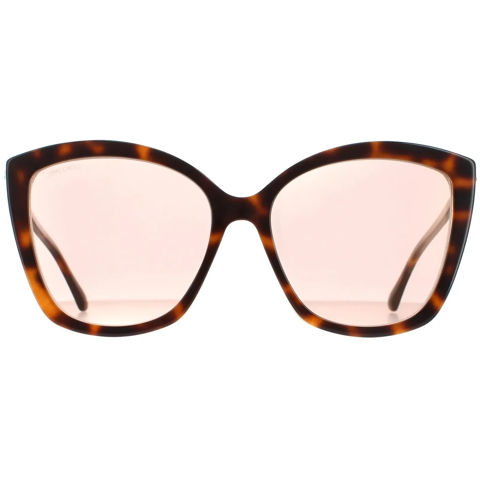 Jimmy Choo Cat-Eye|Jimmy Choo^Sunglasses Nat/S 0T4 K1 Havana Pink Gold Mirror