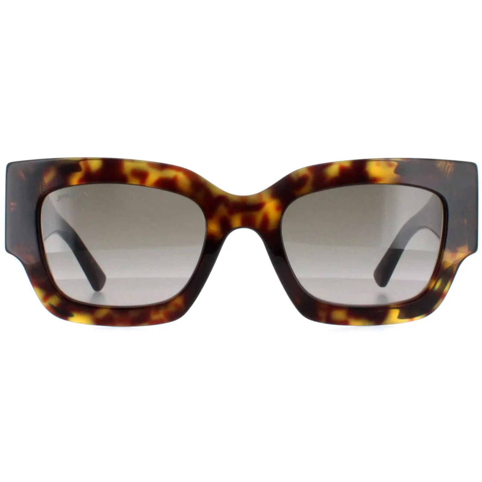 Jimmy Choo Square|Jimmy Choo^Sunglasses NENA/S 086 HA Havana and Gold Brown Gradient