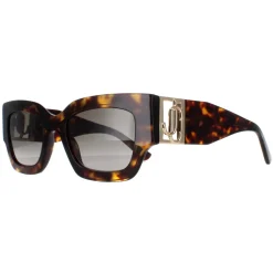 Jimmy Choo Square|Jimmy Choo^Sunglasses NENA/S 086 HA Havana and Gold Brown Gradient