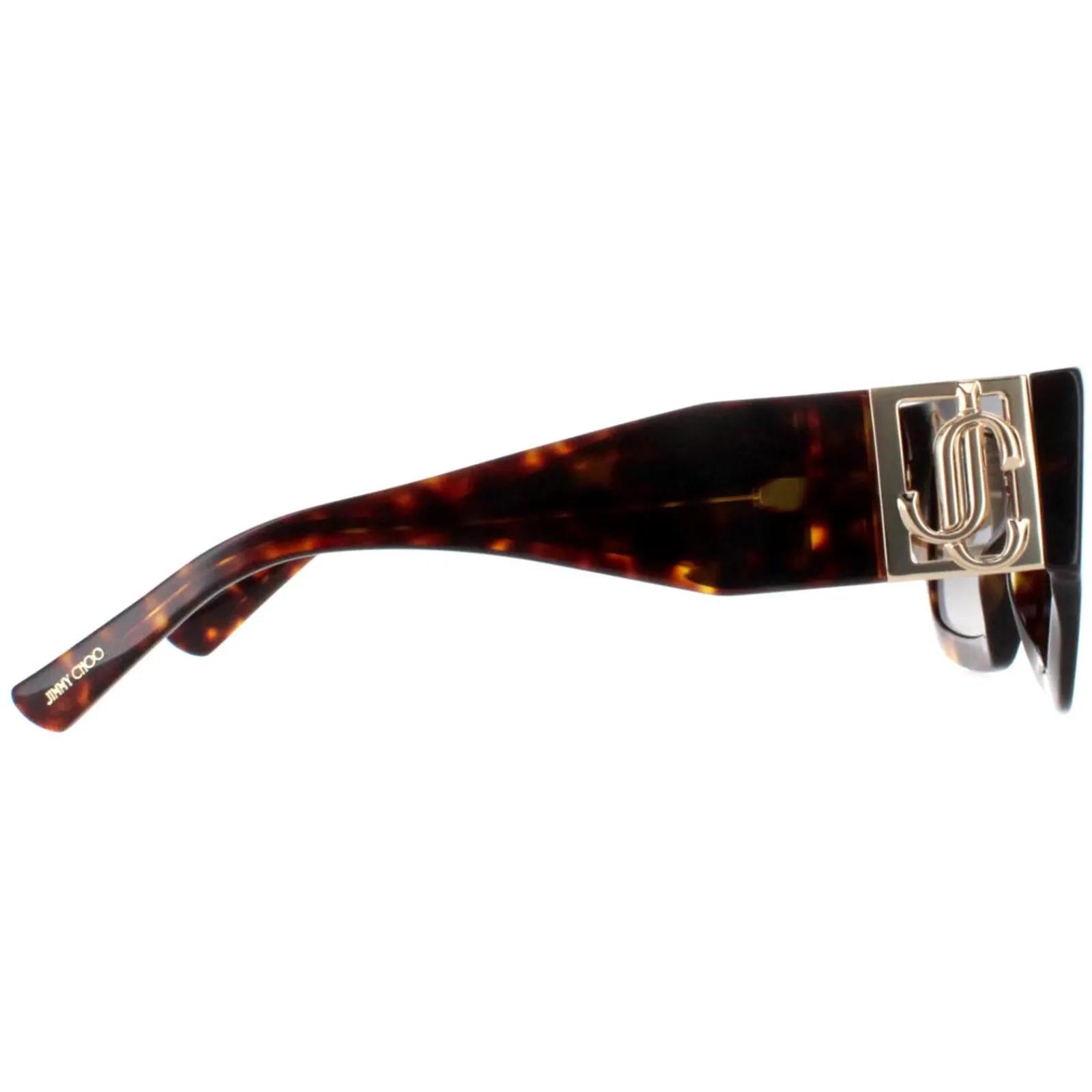 Jimmy Choo Square|Jimmy Choo^Sunglasses NENA/S 086 HA Havana and Gold Brown Gradient