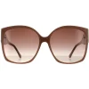 Jimmy Choo Square|Jimmy Choo^Sunglasses NOEMI/S KON HA Nude Glitter Brown Gradient