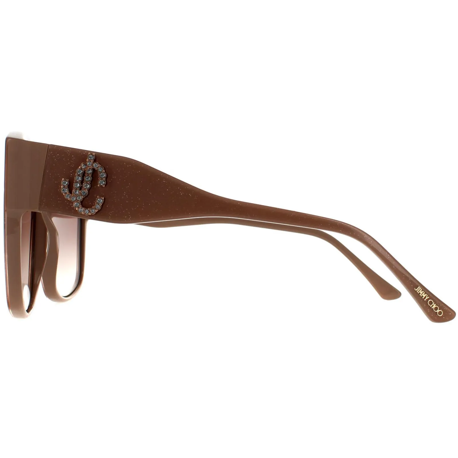 Jimmy Choo Square|Jimmy Choo^Sunglasses NOEMI/S KON HA Nude Glitter Brown Gradient