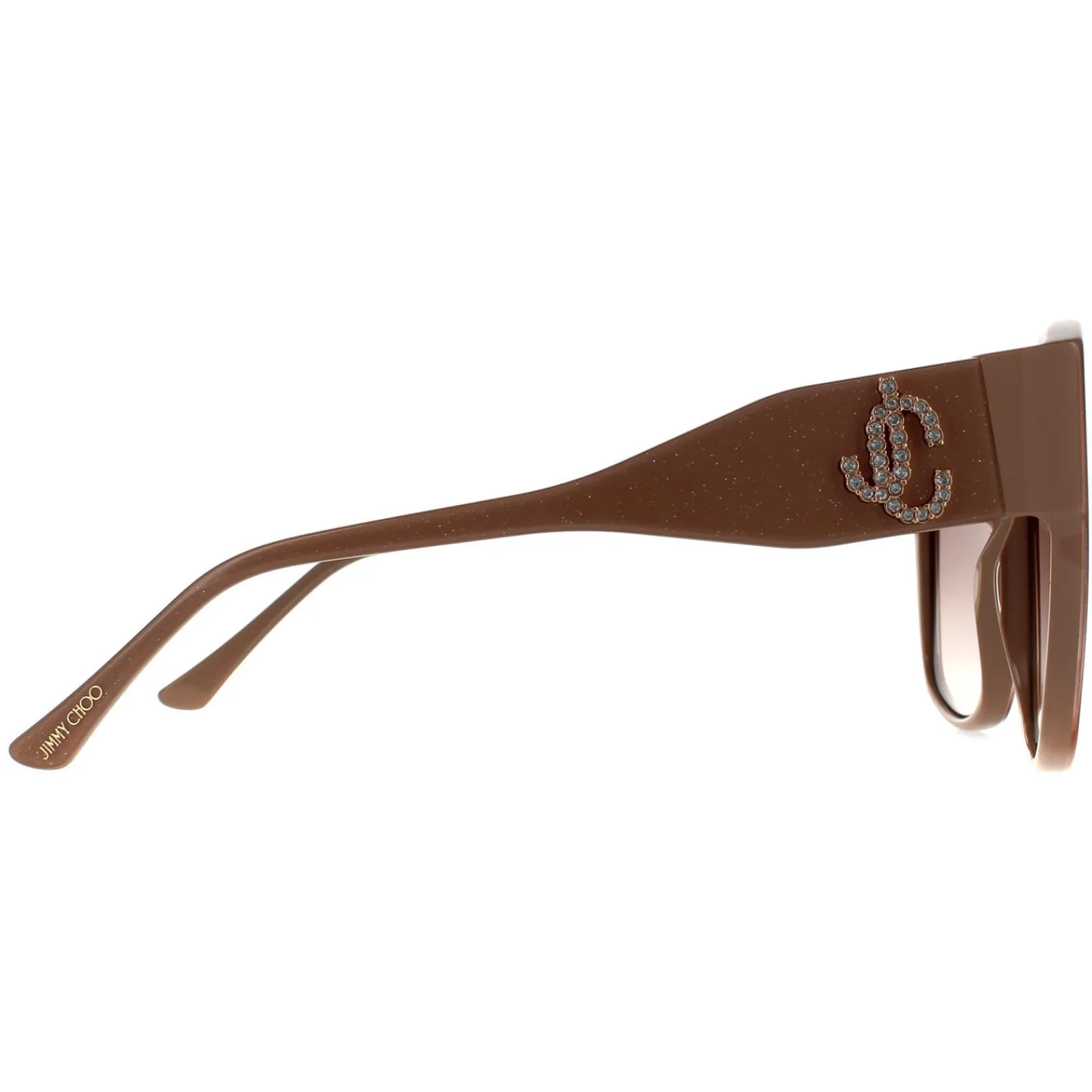 Jimmy Choo Square|Jimmy Choo^Sunglasses NOEMI/S KON HA Nude Glitter Brown Gradient