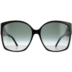 Jimmy Choo Square|Jimmy Choo^Sunglasses NOEMI/S DXF 9O Black Dark Grey Gradient