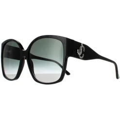 Jimmy Choo Square|Jimmy Choo^Sunglasses NOEMI/S DXF 9O Black Dark Grey Gradient