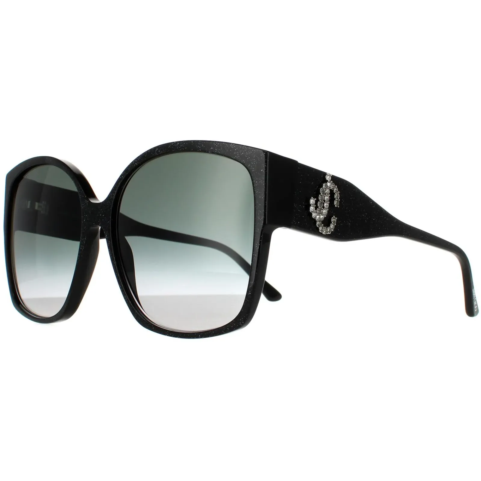 Jimmy Choo Square|Jimmy Choo^Sunglasses NOEMI/S DXF 9O Black Dark Grey Gradient