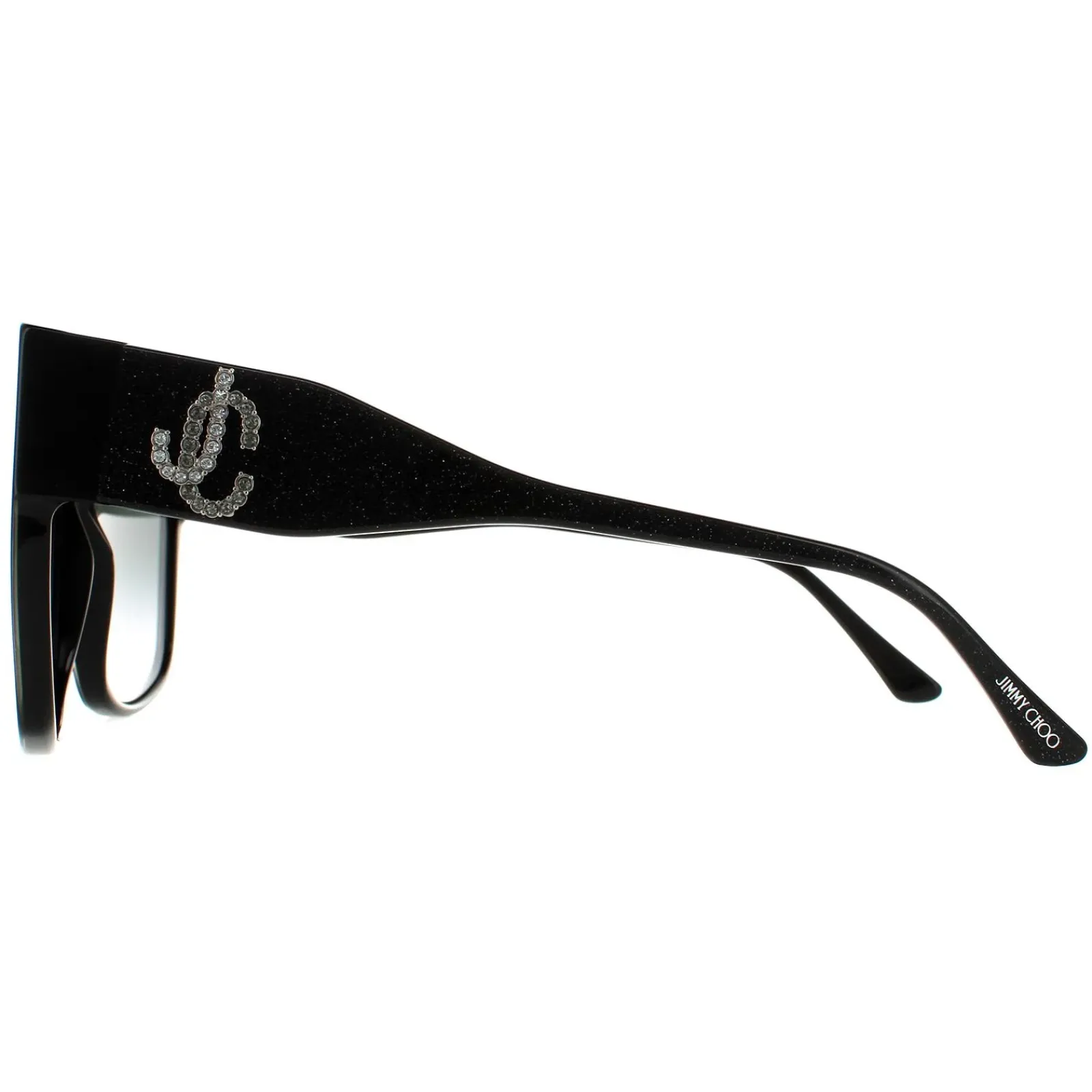 Jimmy Choo Square|Jimmy Choo^Sunglasses NOEMI/S DXF 9O Black Dark Grey Gradient