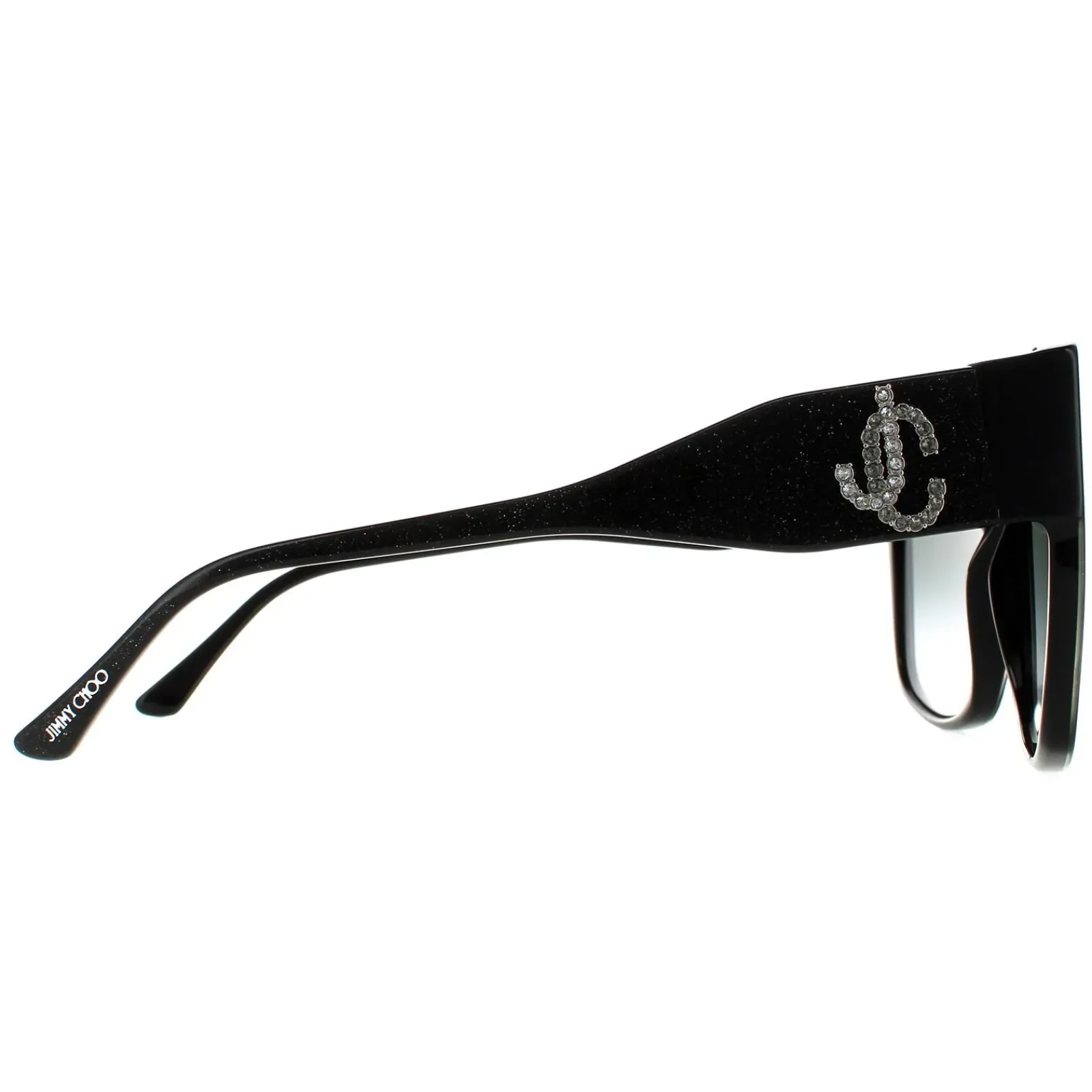 Jimmy Choo Square|Jimmy Choo^Sunglasses NOEMI/S DXF 9O Black Dark Grey Gradient