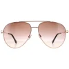 Jimmy Choo Aviator|Jimmy Choo^Sunglasses OLLY/S DDB HA Gold Copper Brown Gradient
