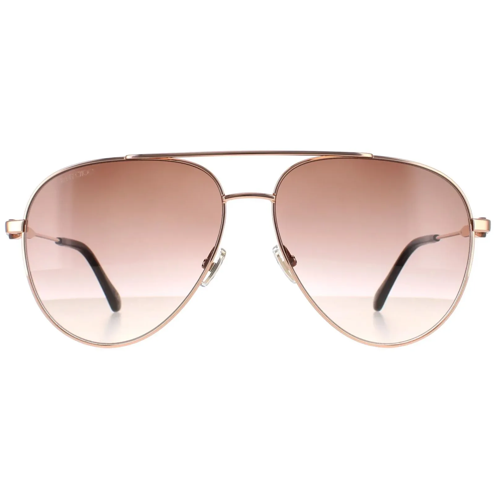 Jimmy Choo Aviator|Jimmy Choo^Sunglasses OLLY/S DDB HA Gold Copper Brown Gradient