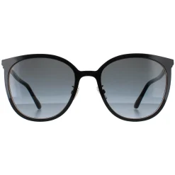 Jimmy Choo Cat-Eye|Jimmy Choo^Sunglasses ORIA/G/SK 2M2 9O Black Gold Dark Grey Gradient