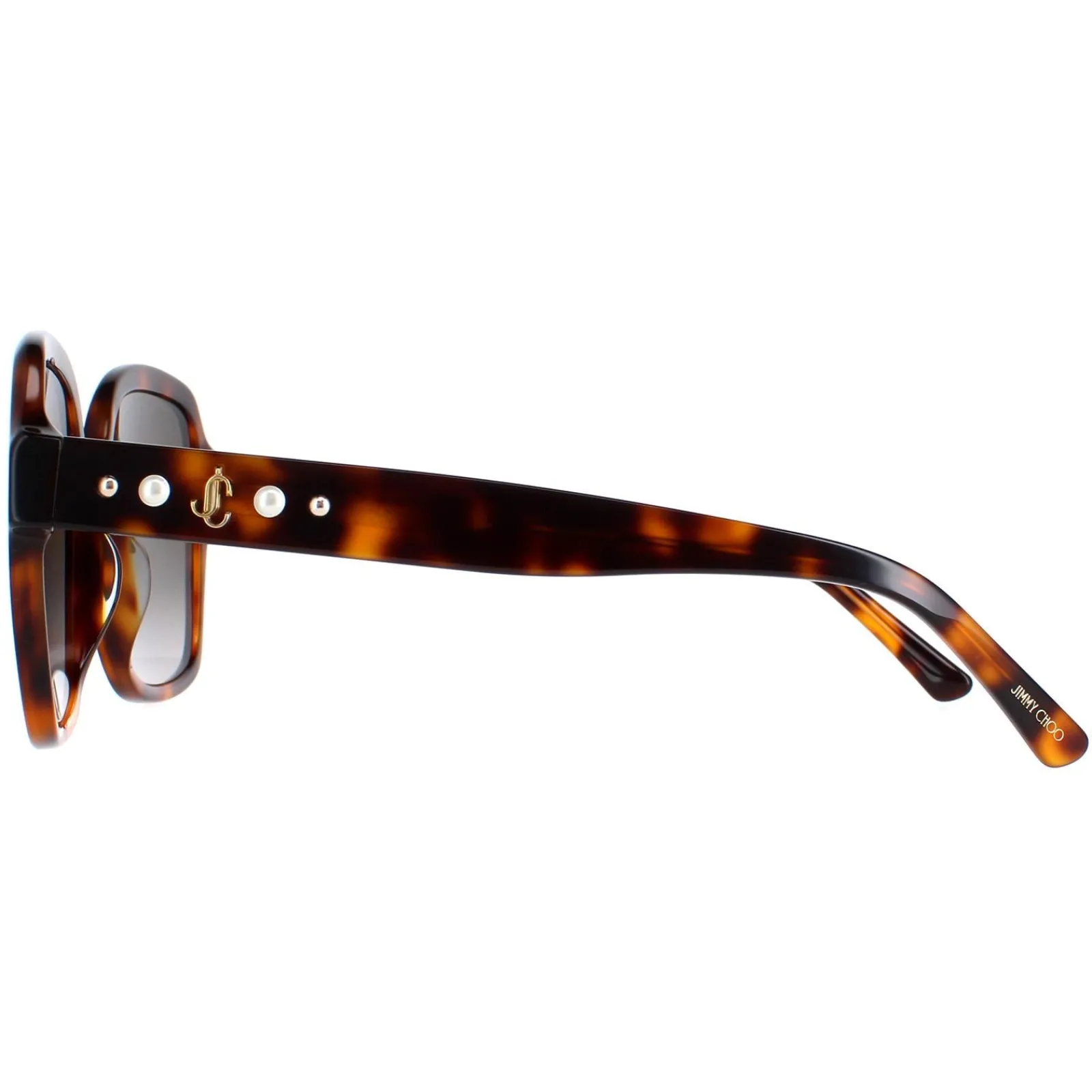 Jimmy Choo Square|Jimmy Choo^Sunglasses Rella/G/S 086/HA Dark Havana Brown Gradient