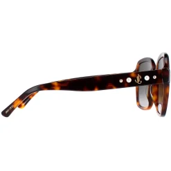 Jimmy Choo Square|Jimmy Choo^Sunglasses Rella/G/S 086/HA Dark Havana Brown Gradient