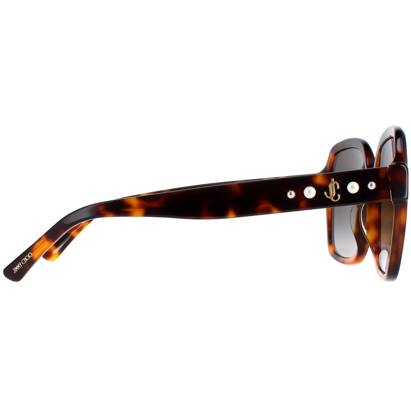 Jimmy Choo Square|Jimmy Choo^Sunglasses Rella/G/S 086/HA Dark Havana Brown Gradient