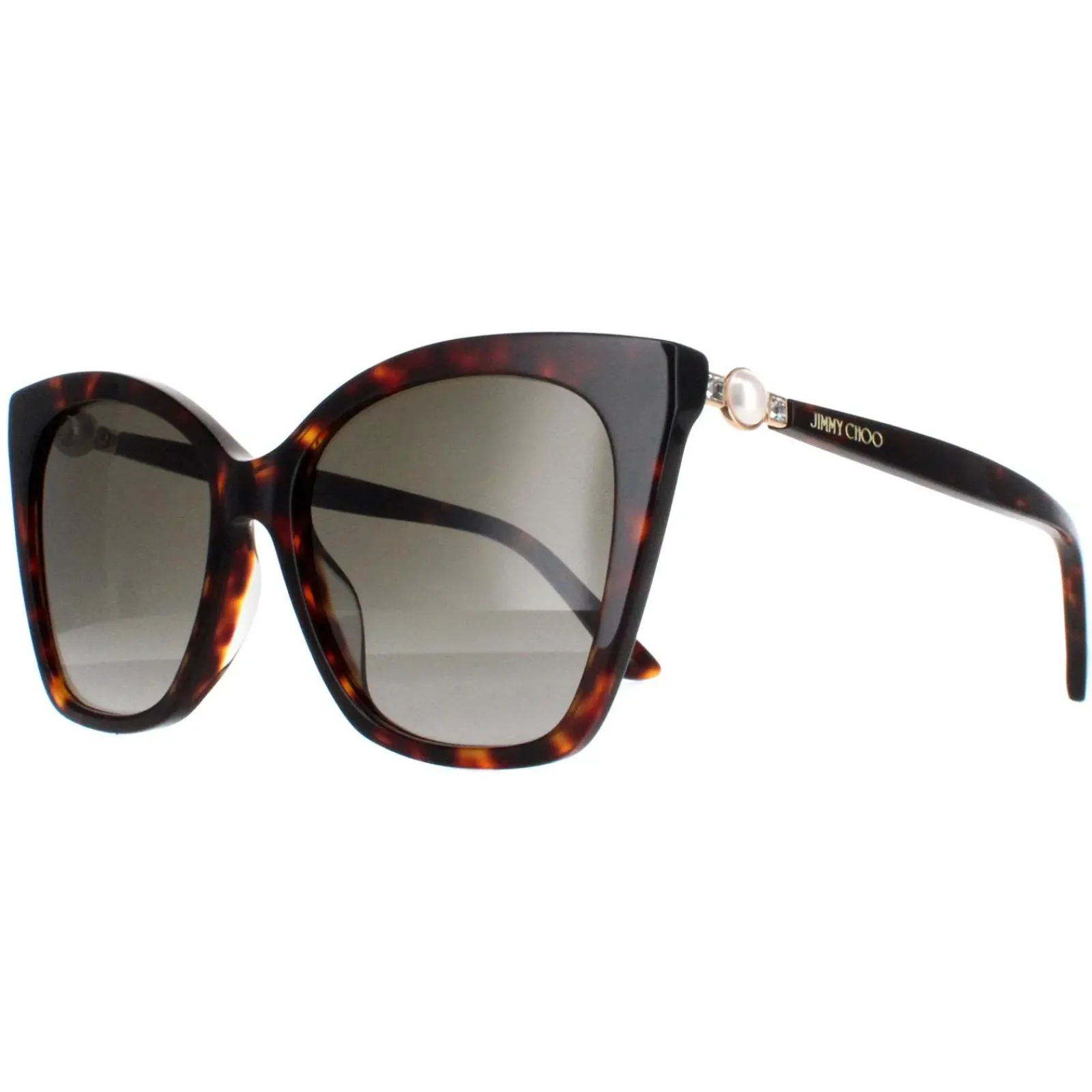 Jimmy Choo Cat-Eye|Jimmy Choo^Sunglasses RUA/G/S 086 HA Havana Brown Gradient