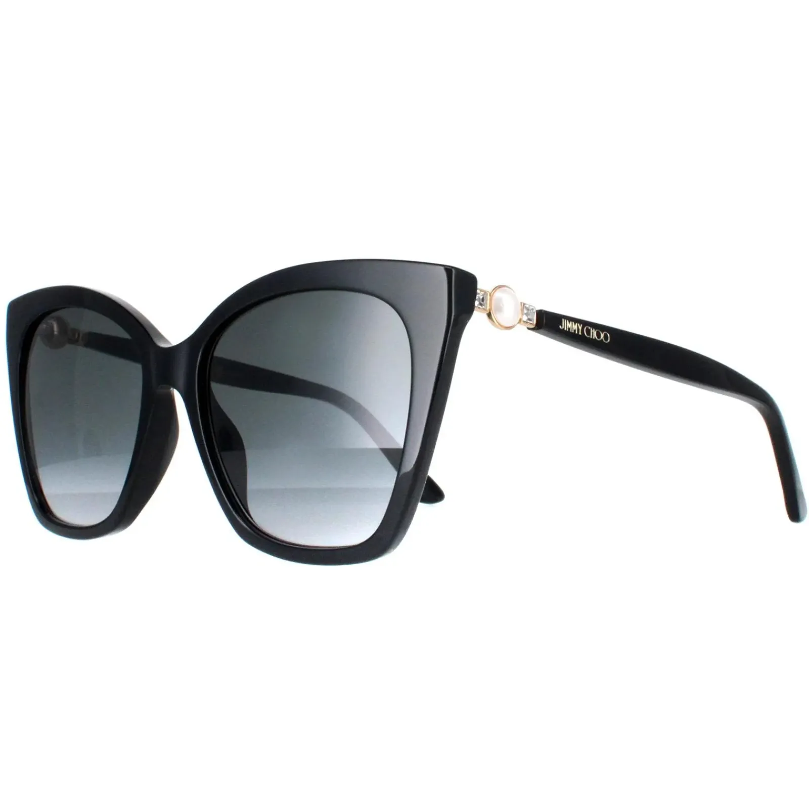 Jimmy Choo Cat-Eye|Jimmy Choo^Sunglasses RUA/G/S 807 9O Black Grey Gradient