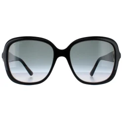 Jimmy Choo Square|Jimmy Choo^Sunglasses SADIE/S 807 9O Black Dark Grey Gradient