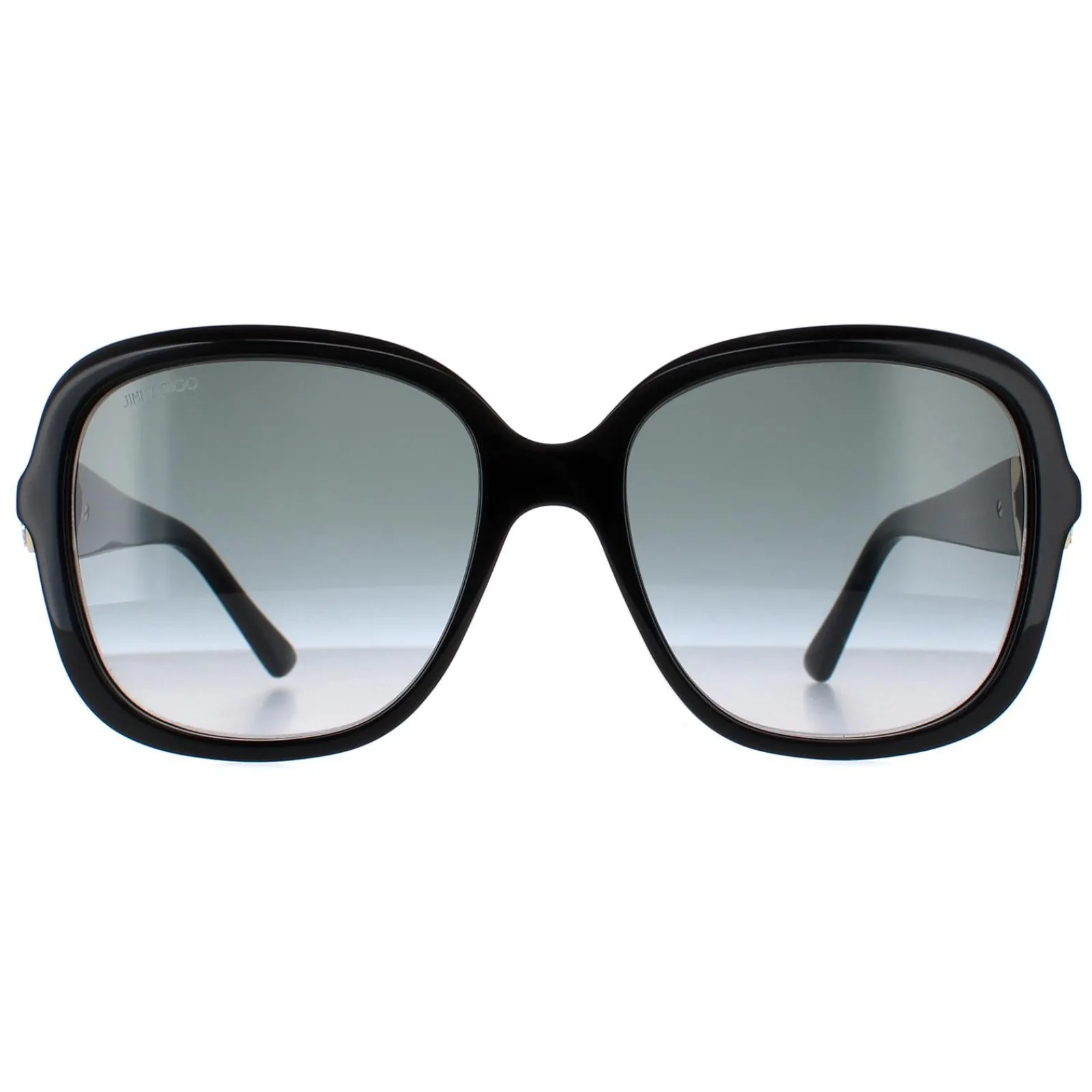 Jimmy Choo Square|Jimmy Choo^Sunglasses SADIE/S 807 9O Black Dark Grey Gradient