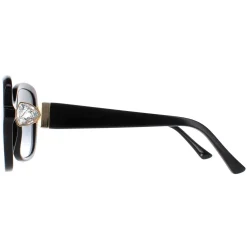 Jimmy Choo Square|Jimmy Choo^Sunglasses SADIE/S 807 9O Black Dark Grey Gradient