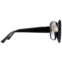 Jimmy Choo Square|Jimmy Choo^Sunglasses SADIE/S 807 9O Black Dark Grey Gradient