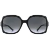 Jimmy Choo Square|Jimmy Choo^Sunglasses SAMMI/G/S 807 9O Black Dark Grey Gradient