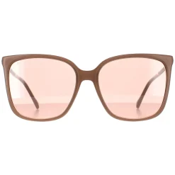 Jimmy Choo Square|Jimmy Choo^Sunglasses SCILLA/S FWM 2S Nude Pink Flash Silver Mirror