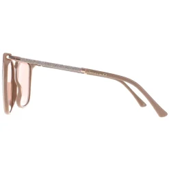 Jimmy Choo Square|Jimmy Choo^Sunglasses SCILLA/S FWM 2S Nude Pink Flash Silver Mirror