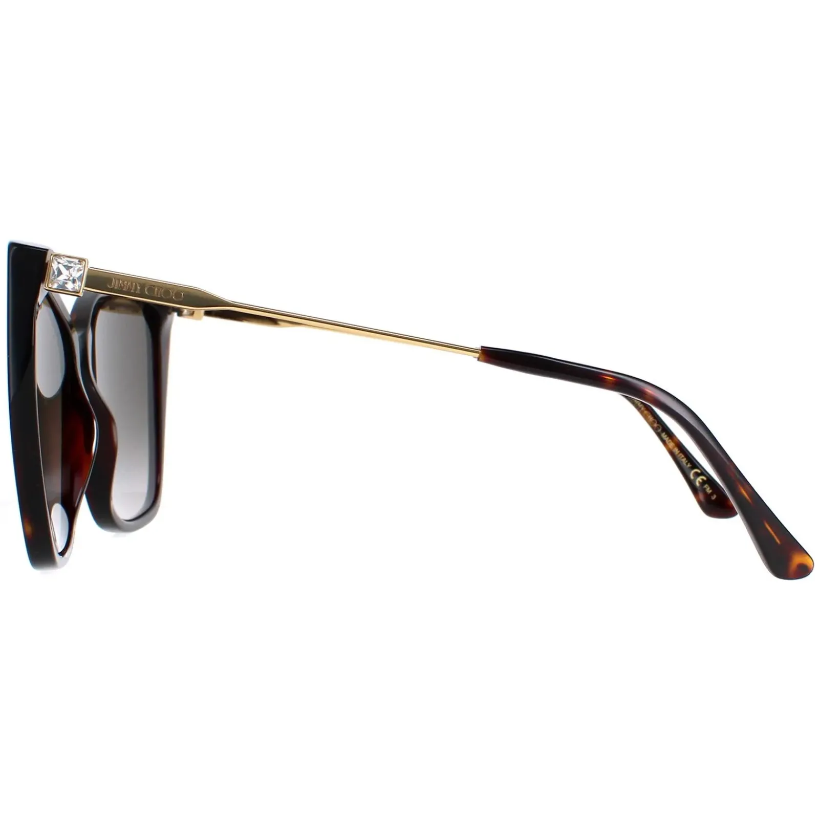 Jimmy Choo Cat-Eye|Jimmy Choo^Sunglasses Seba/S 086/HA Dark Havana Brown Gradient