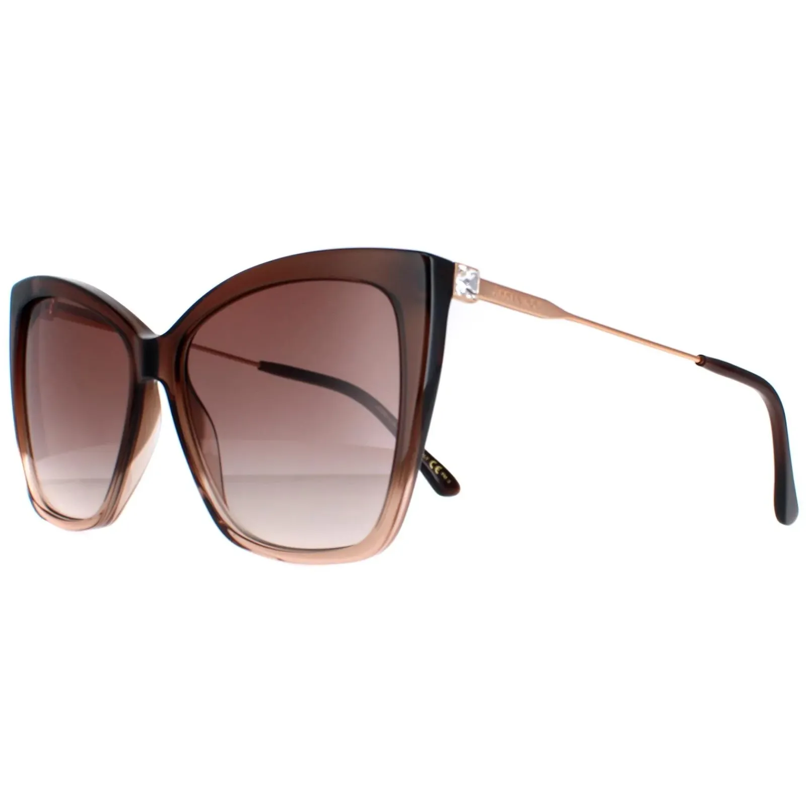 Jimmy Choo Cat-Eye|Jimmy Choo^Sunglasses Seba/S 0MY/HA Brown Shaded Beige Brown Gradient