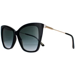 Jimmy Choo Cat-Eye|Jimmy Choo^Sunglasses Seba/S 807/9O Black Grey Gradient