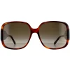 Jimmy Choo Square|Jimmy Choo^Sunglasses TARA/S 086 HA Havana Brown Gradient