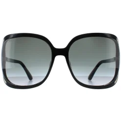 Jimmy Choo Butterfly|Jimmy Choo^Sunglasses TILDA/G/S 807 9O Black Dark Grey Gradient