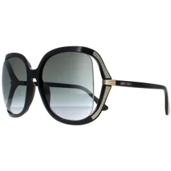 Jimmy Choo Butterfly|Jimmy Choo^Sunglasses TILDA/G/S 807 9O Black Dark Grey Gradient
