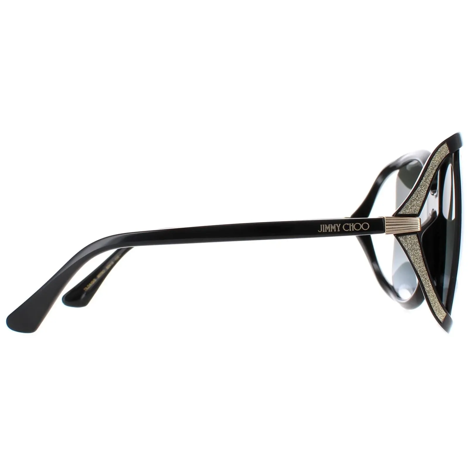 Jimmy Choo Butterfly|Jimmy Choo^Sunglasses TILDA/G/S 807 9O Black Dark Grey Gradient