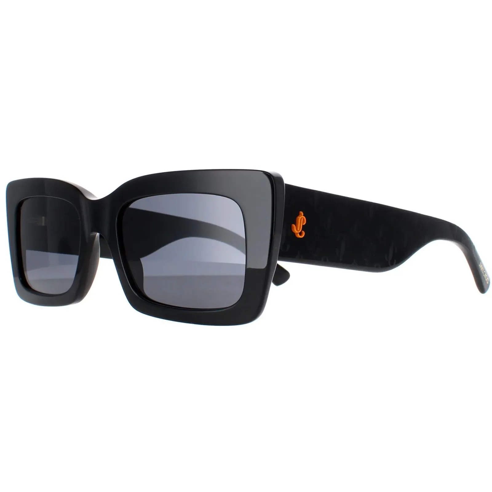 Jimmy Choo Rectangle|Jimmy Choo^Sunglasses VITA/S 807 IR Black Grey Blue