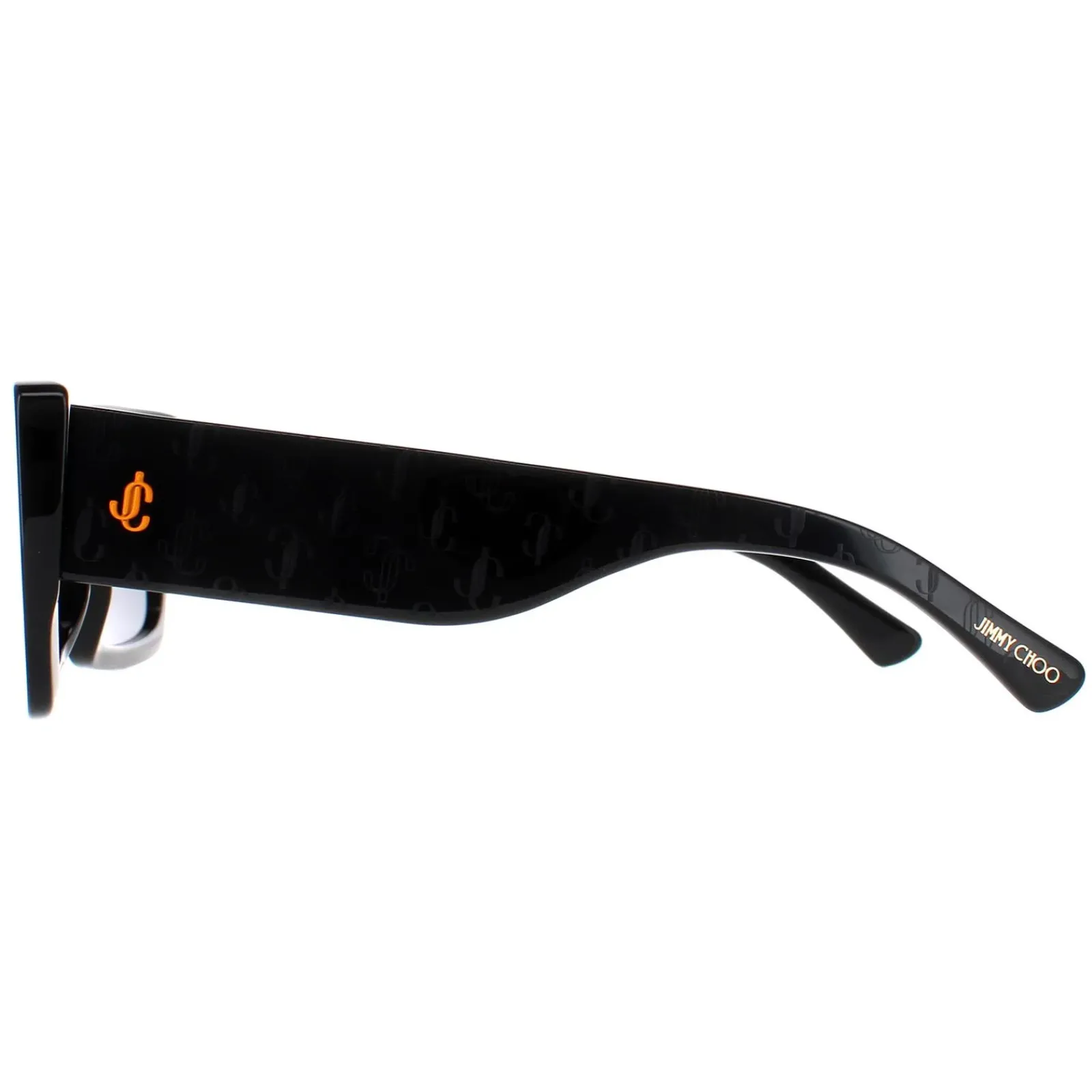 Jimmy Choo Rectangle|Jimmy Choo^Sunglasses VITA/S 807 IR Black Grey Blue