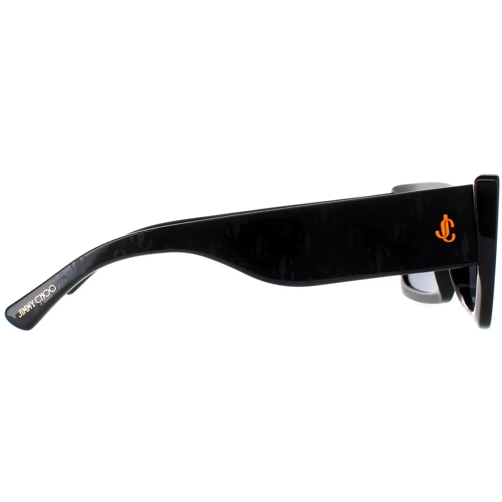 Jimmy Choo Rectangle|Jimmy Choo^Sunglasses VITA/S 807 IR Black Grey Blue