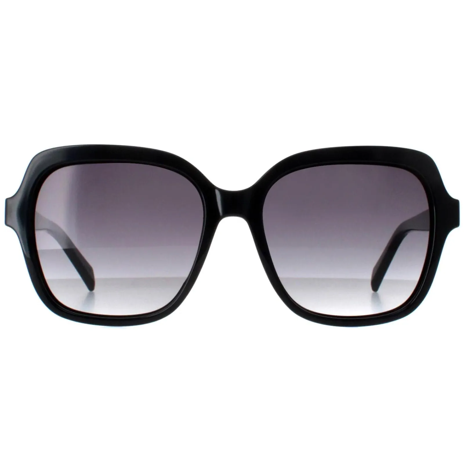 Karen Millen Square^Sunglasses KM5048 001 Black Dark Grey Gradient
